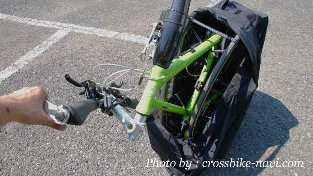 チェーンカバー解説 輪行袋＋クロスバイクの輪行手順 | クロスバイク初心者ナビ
